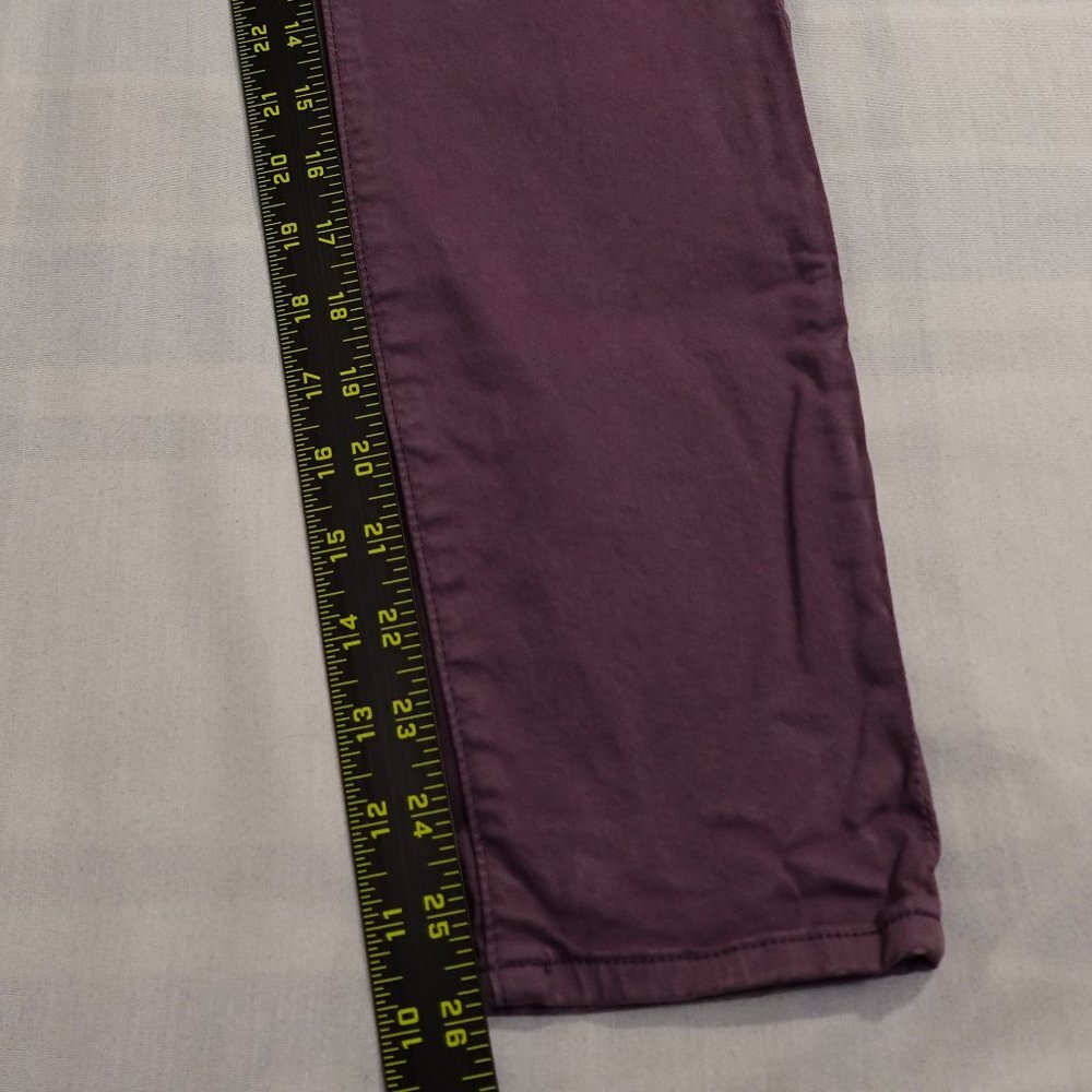 7 for all Mankind Gwenevere cropped women's 27 purple - Picture 11 of 16
